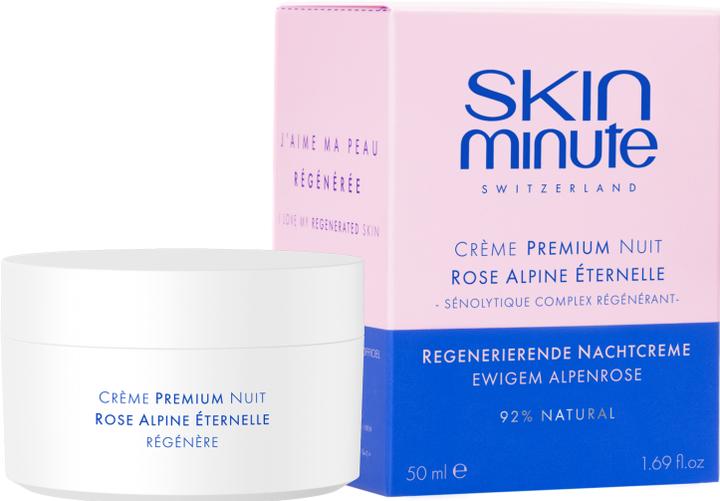 Produktbild Body Minute PREMIUM 50+ Creme Riche Nuit Rose Alpine Suisse Creme (50 ml, 24h Creme)