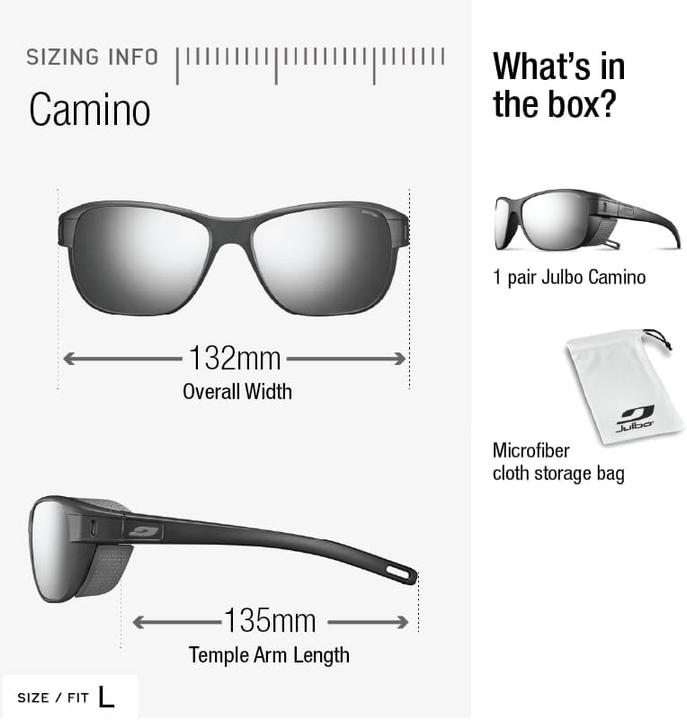 Image du produit Julbo Camino Spectron 4 (Bleu, Noir, Spectron 4 Brown (VLT 5%))