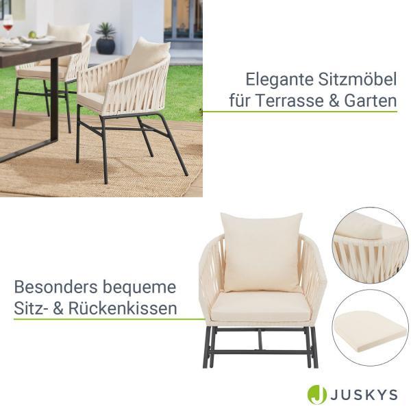 Produktbild Juskys Rope Gartenstühl Set