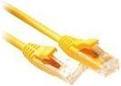 Produktbild ACT Yellow 1 meter U/UTP CAT6 patch cable component level with RJ45 connectors (U/UTP, CAT6, 1 m)