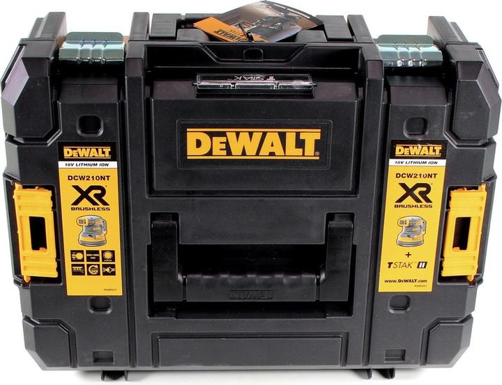Actual product image DeWalt DCW 210 P2 Ponceuse excentrique sans fil et sans balais 18V 125 mm + 2x battery 5,0 Ah + Cha (Eccentric grinder)