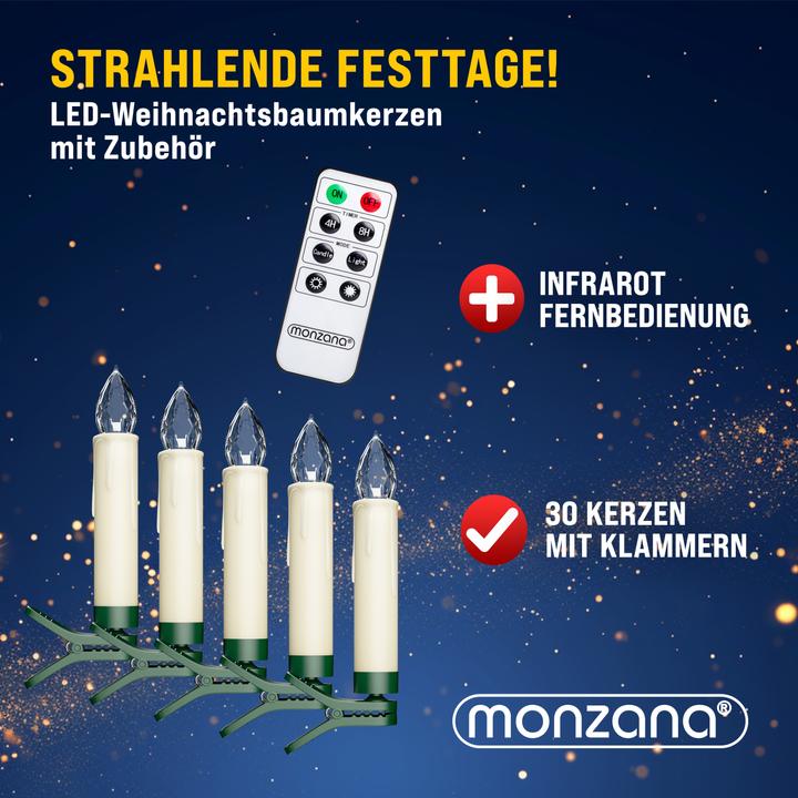Actual product image Monzana Candles set of 30 (30 x)