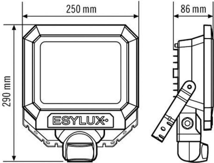 Actual product image Esylux LED Spotlight (3400 lm, IP65)