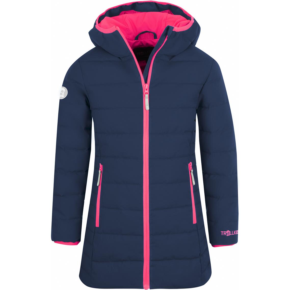 Trollkids, Unisex, Jacke, Girls Stavanger Mantel (176), Blau, 176