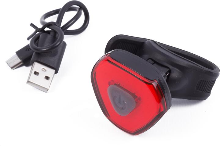 Benson Fahrradlicht LED USB wiederaufladbar rot