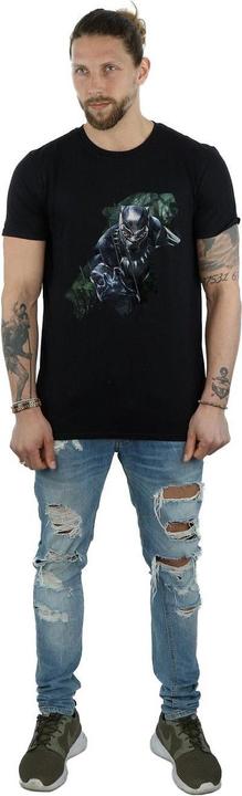 Actual product image Mens Black Panther Wild Silhouette T-Shirt (S)