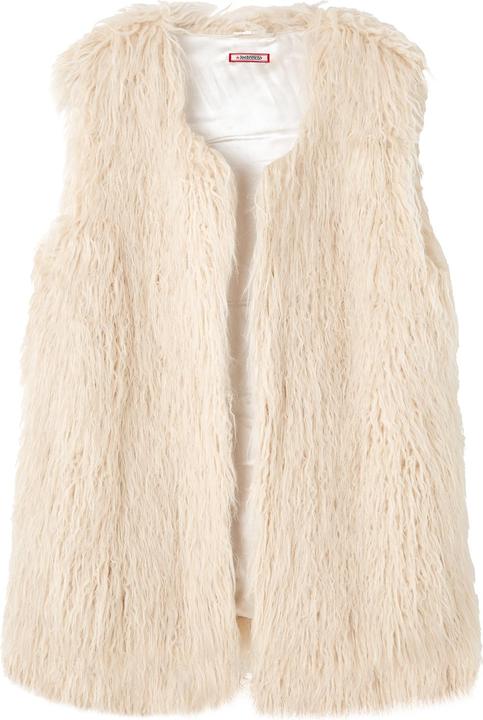 Joe Browns Boho Shaggy Faux Fur Waistcoat (S, M)