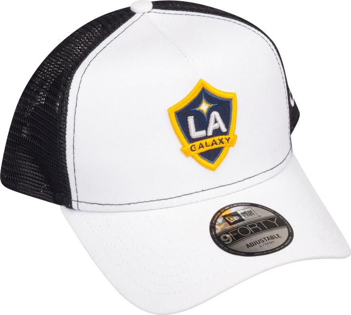 Actual product image New Era A-Frame Trucker Cap - Jersey Hook Los Angeles Galaxy