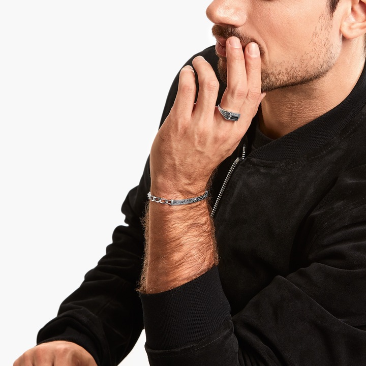 Produktbild Thomas Sabo Armband Rebel at heart (19 cm, 925er Silber, Leder)