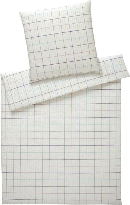 Immagine prodotto Elegante Biancheria da letto in seersucker Trondheim multi blu (Set di biancheria da letto, 240 x 220 cm, 40 x 80 cm)
