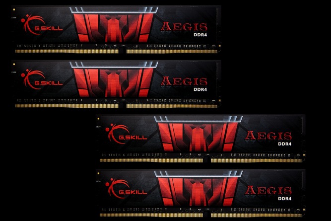 Actual product image G.Skill Aegis (4 x 16GB, 2400 MHz, DDR4-RAM, DIMM)