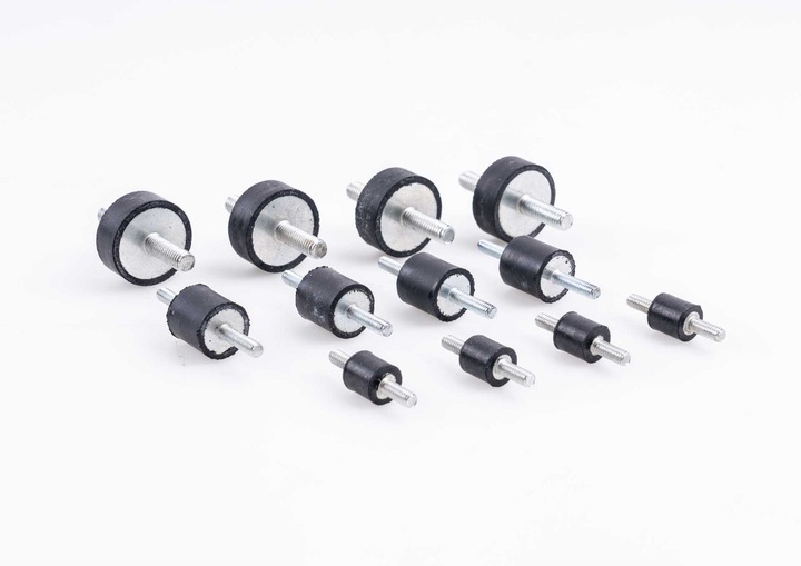 Actual product image Modellbau Lindinger vibrating rubber 15/15mm m4 4pcs.