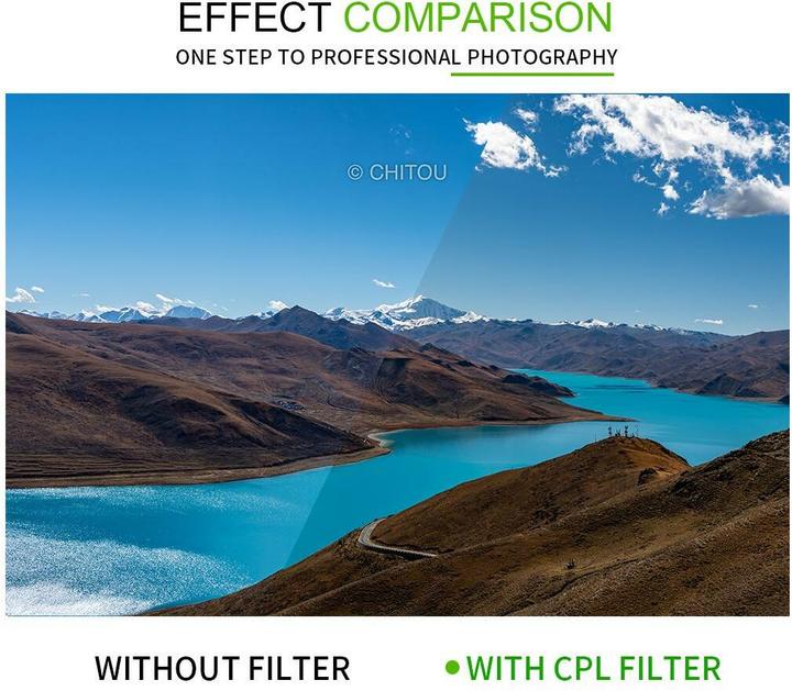 Produktbild 7artisans Polfilter CPL – 77 mm (77 mm, Polarisationsfilter)