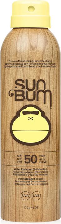 Sun Bum Original SPF 50 Sun Cream Spray Moisturizing Sunscreen with Vitamin E (Sun spray, Suntan cream, SPF 50, 177 ml)