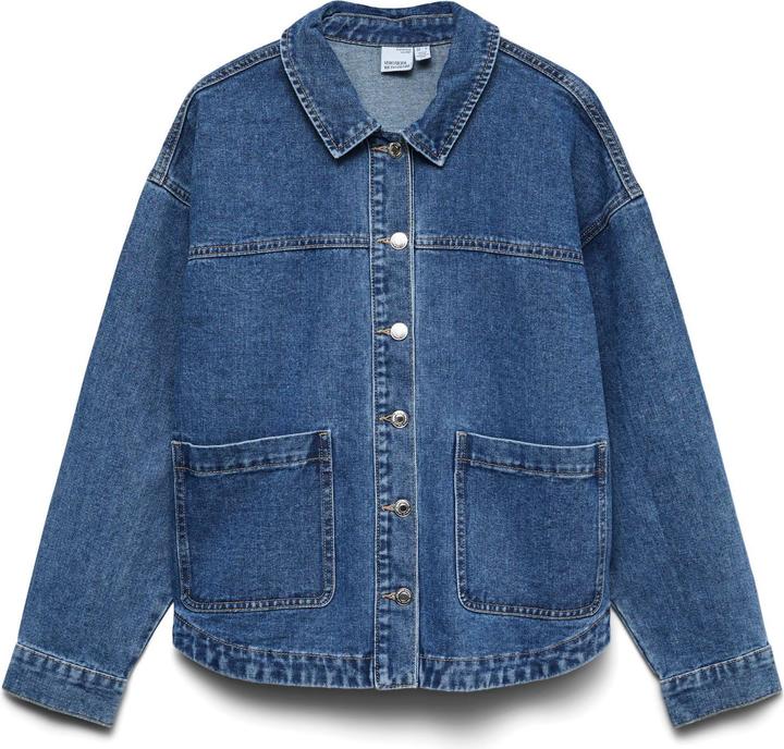 Vero Moda Vmjamie Ls Denim Shacket Mix Ga Noos