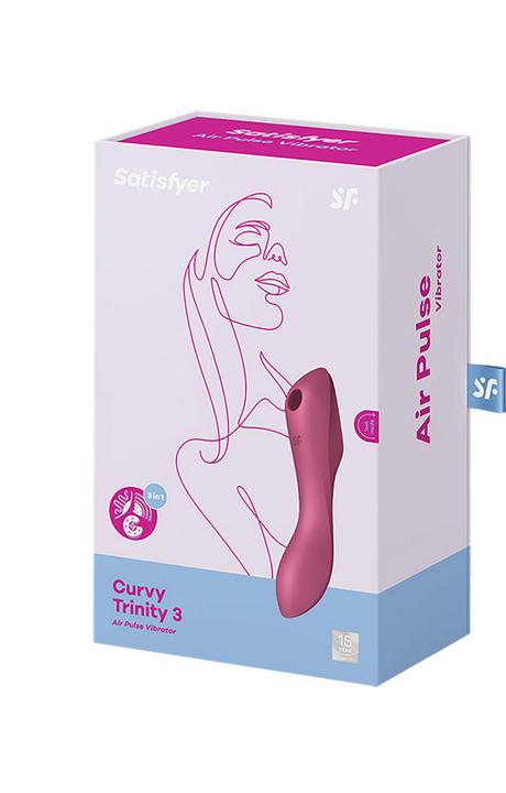 Productafbeelding Satisfyer Insertable Air Pulse Vibrator - Curvy Trinity 3