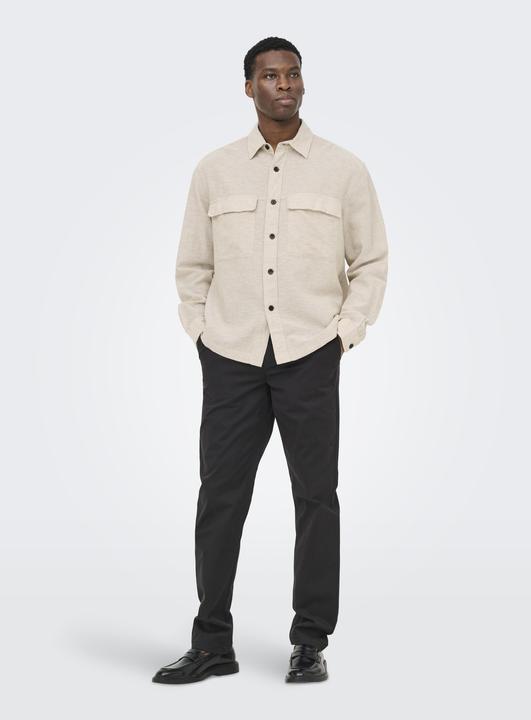 Immagine prodotto Only & Sons ONSCAIDEN Leinen Overshirt Overshirt (XS)