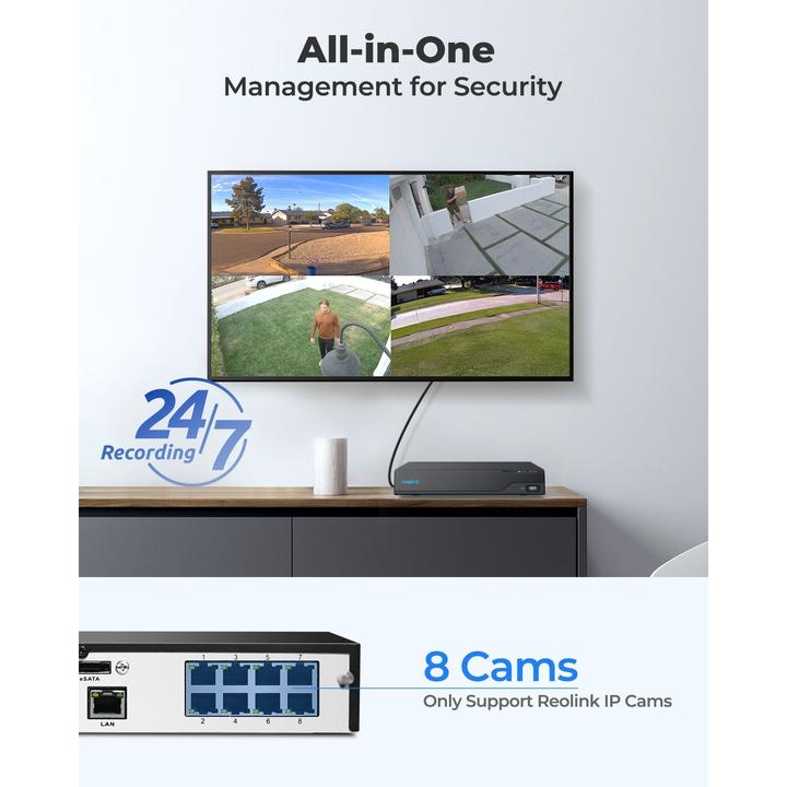 Produktbild Reolink NVS8 (Netzwerk Videorecorder (NVR))