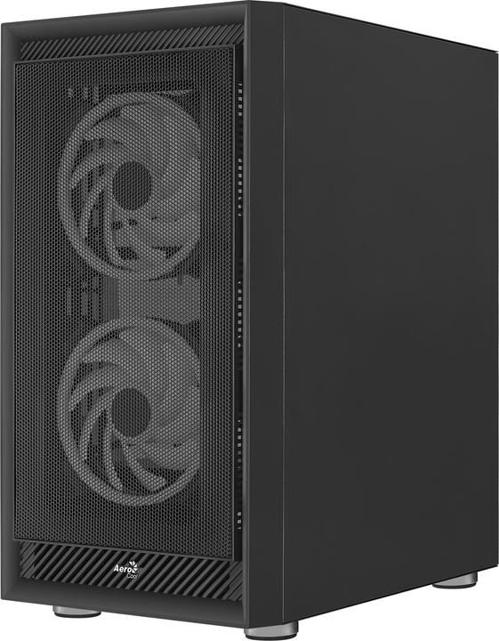 Produktbild AeroCool Geh Midi Graphite black v3 MicroATX/ATX/MiniITX o.N (ATX, mATX, Mini-ITX)