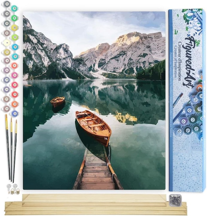Actual product image Figured'Art Painting by numbers