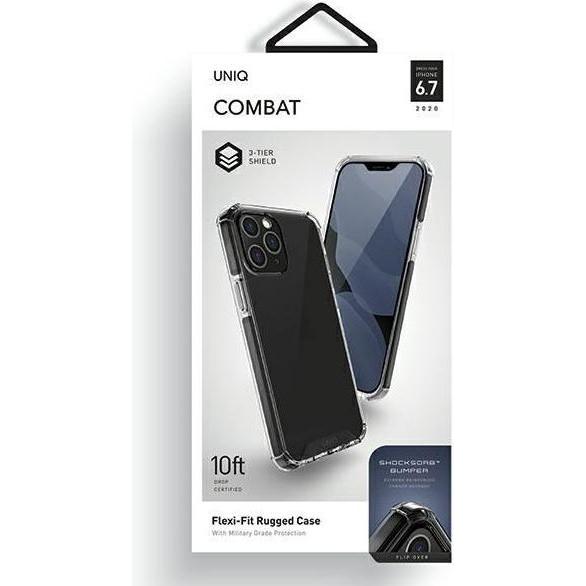 Thumbnail - Uniq Unique case Combat iPhone 12 Pro Max 6.7 quot black (Apple iPhone 12 Pro Max), Smartphone Hülle, Schwarz