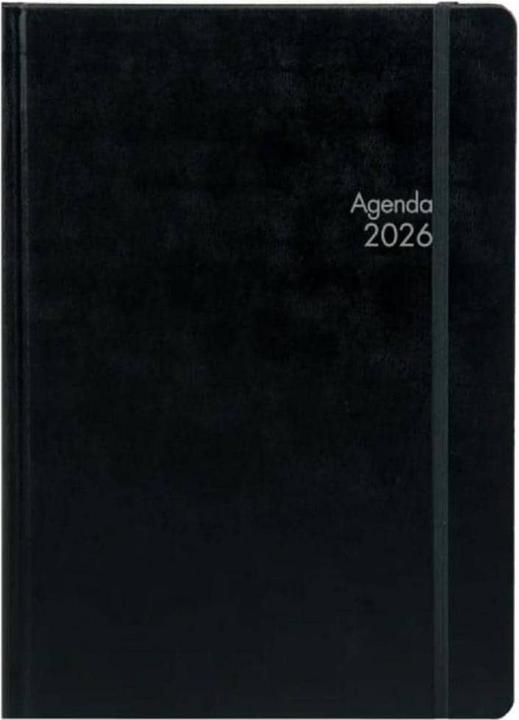 Simplex Wochenplaner Simply 15 x 21 cm, 2026, Schwarz (15 x 21 cm, Deutsch)