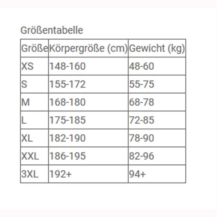 Nutritional values and ingredients Zaosu Speedsuit Z-Skin (L)