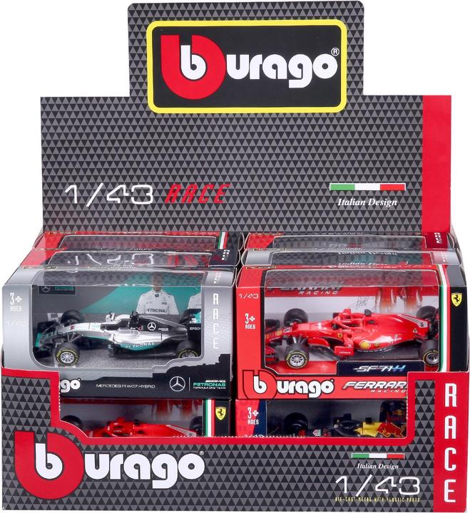 Actual product image Burago VEH F1 1/43EME ASS5