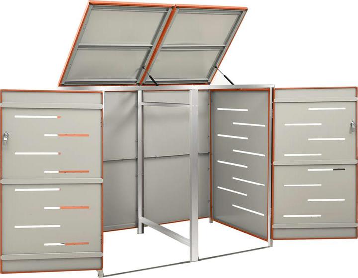 Actual product image vidaXL Mülltonnenbox