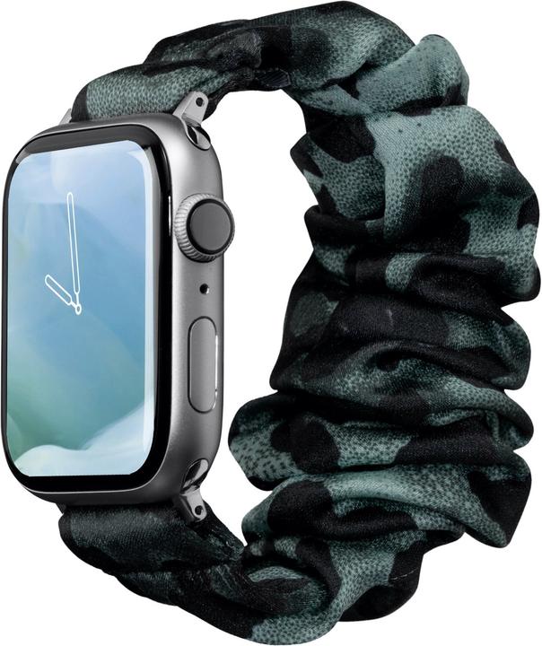 Actual product image Laut Pop Loop Apple Watch Strap 38 / 40 mm Leopard Green Colorful (38 mm, 40 mm, 41 mm, Stainless steel, Nylon)