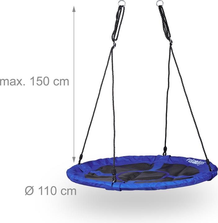 Actual product image Relaxdays Nest swing