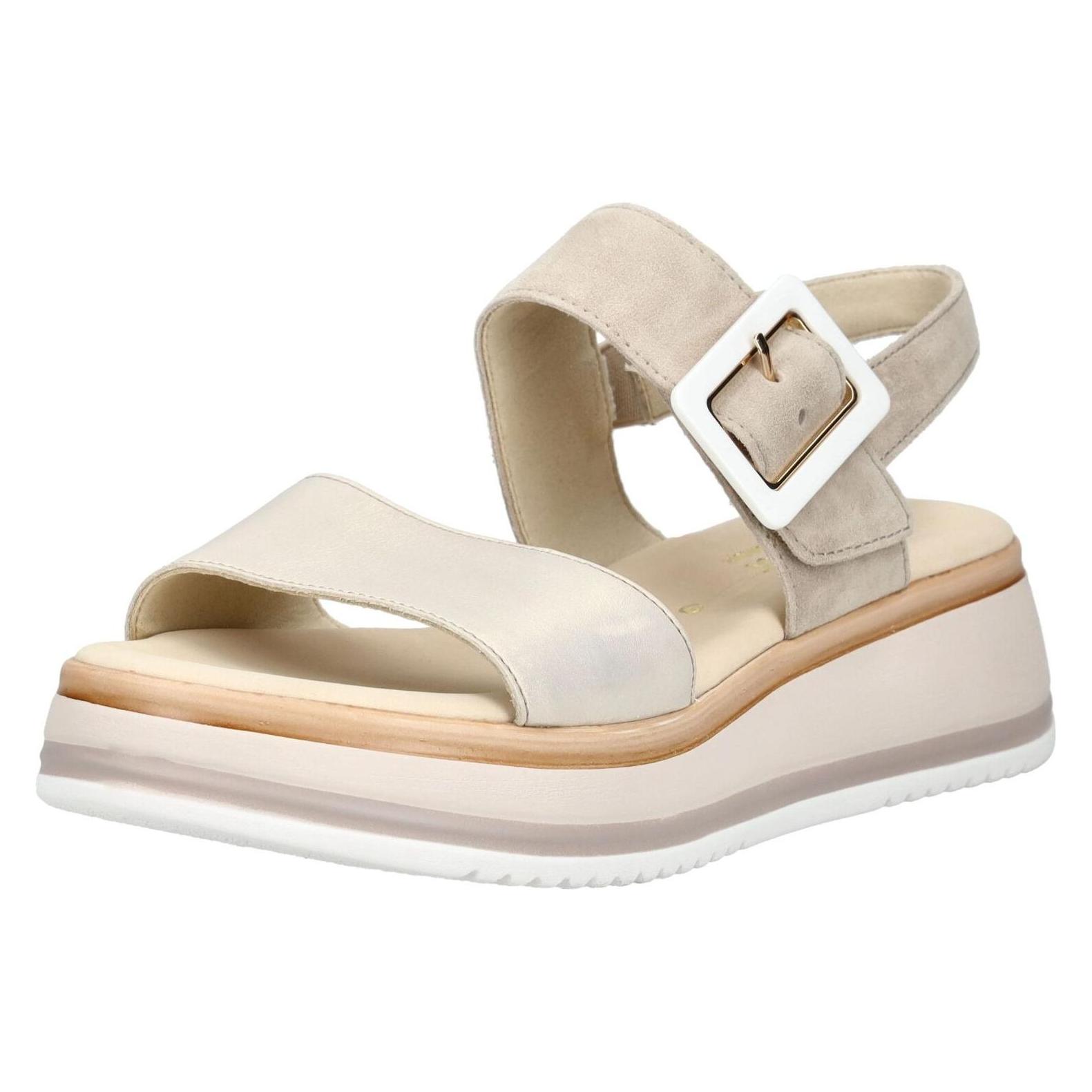 Gabor, Vrouwen, Sandalen, Sandalen, Wit, (40)