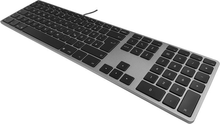 Produktbild Matias Erweiterte USB-Tastatur für Mac OS mit RGB Backlit (CH, Kabelgebunden)