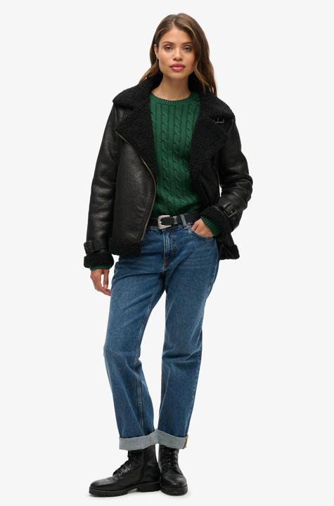 Image du produit Superdry Pull large en maille torsadée femme (S)