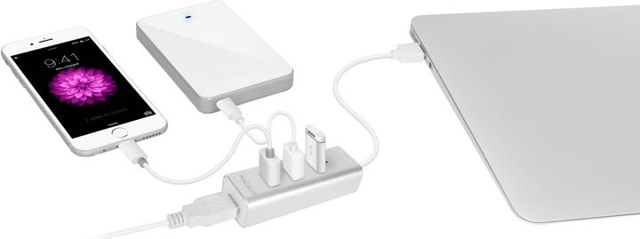 Actual product image Macally U3HUBA (USB-A, 4 ports)