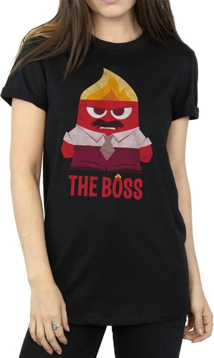 Immagine prodotto Disney Inside Out Anger The Boss Maglietta Ampia Donna (M)