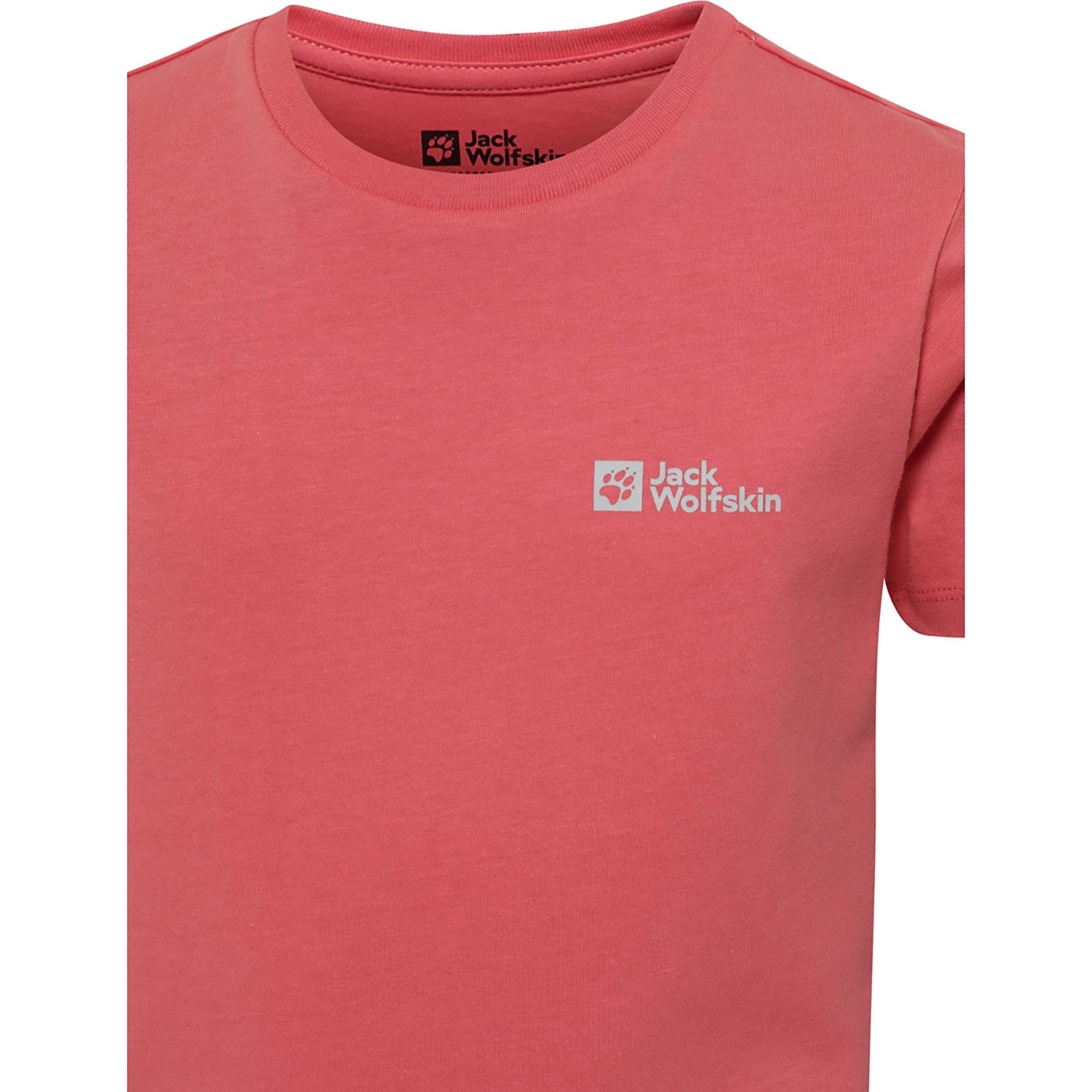 Thumbnail - Jack Wolfskin, Jungen, Sportshirt, Essential Cotton T K (176), Pink, 176