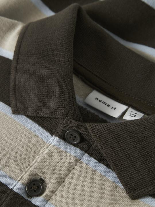 Produktbild Name it Gestreifter Sweat- Poloshirt