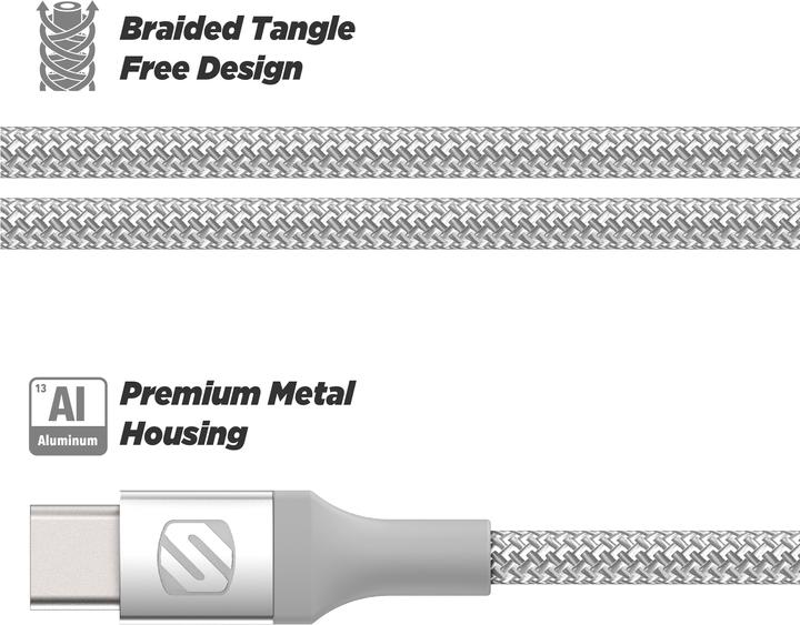 Actual product image Scosche Strikeline Premium USB-A to USB-C Cable 1.2m (1.20 m, USB 2.0)