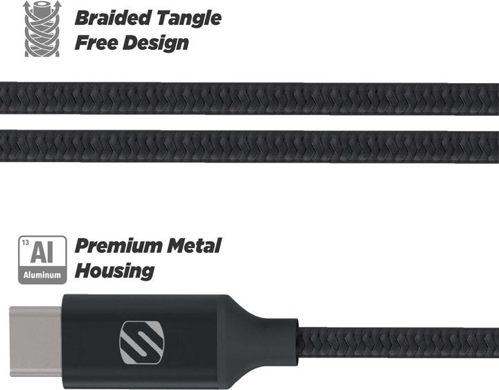 Image du produit Scosche Strikeline Premium câble USB-C, 3m (3 m, USB 2.0, 60 W)