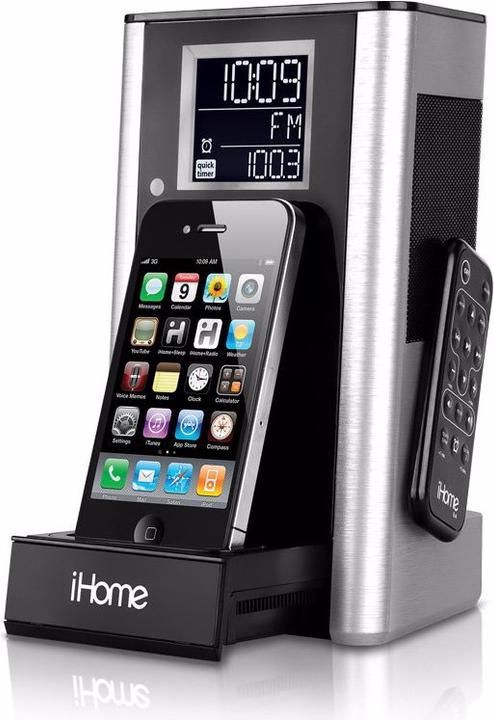 Actual product image iHome iP39 Kitchen Speaker- First iPod & iPhone speaker for the kitchen, stereo sound, radio, alarm... (Electrical connection)