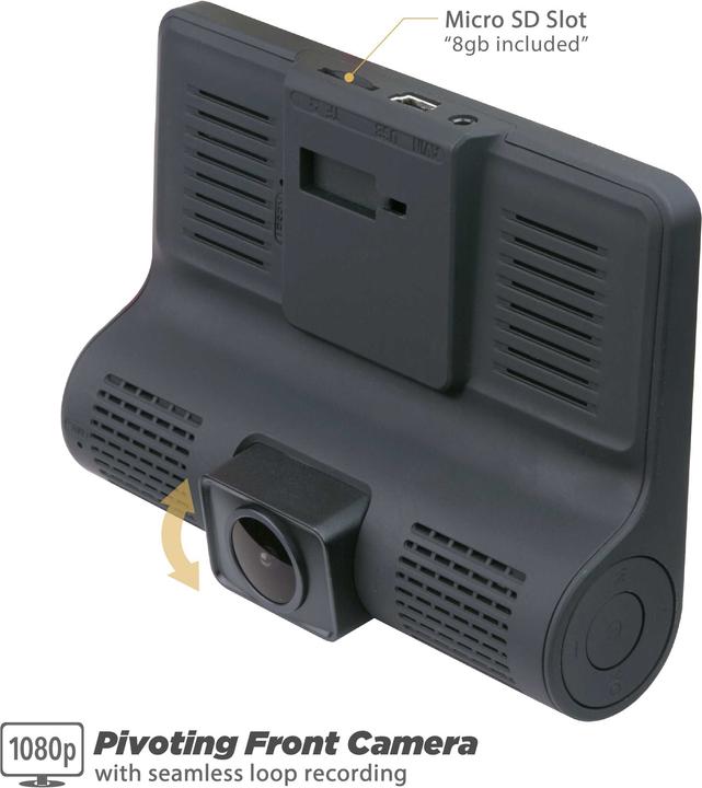 Produktbild Scosche Full HD Dashcam (Eingebautes Mikrofon, Nachtsicht, Full HD)