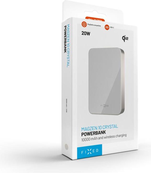 Produktbild Fixed MagZen 10 Crystal (10000 mAh, 20 W, 38.70 Wh)