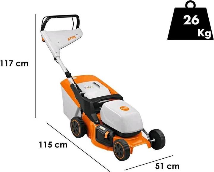 Image du produit Stihl Tondeuse à gazon sans fil RMA 243 Set AK 20 et AL 101 (Fonctionnement sur batterie)