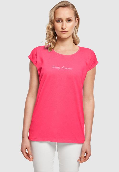 Image du produit Merchcode Ladies Pretty Flowers - Tee à l'épaule étendue - 116879 (L)