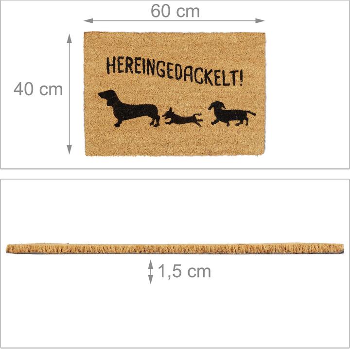 Image du produit Relaxdays Tapis de sol (40 x 60 cm)