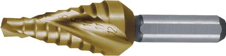 Image du produit Ruko Foret étagé Mèche 4-12mm HSS TiN Rainure hélicoïdale Z.2 (12 mm)