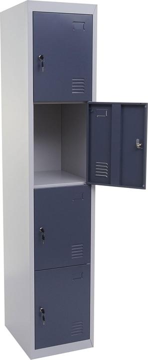 Light grey RAL 7047, Light blue doors