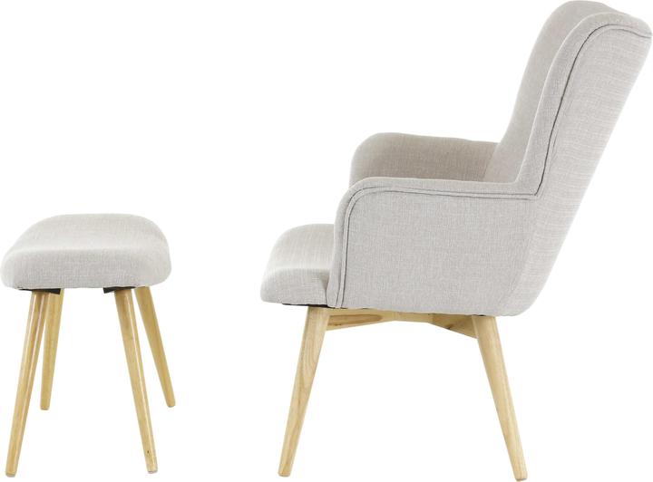 Immagine prodotto Pro Living Poltrona con sgabello Stoccolma