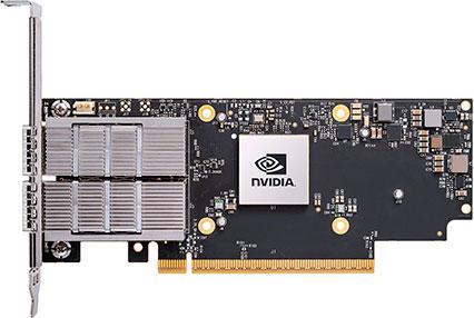 Actual product image NVIDIA ConnectX-7 HHHL Adapt card 400GbE NDR IB (PCI Express 5.0)